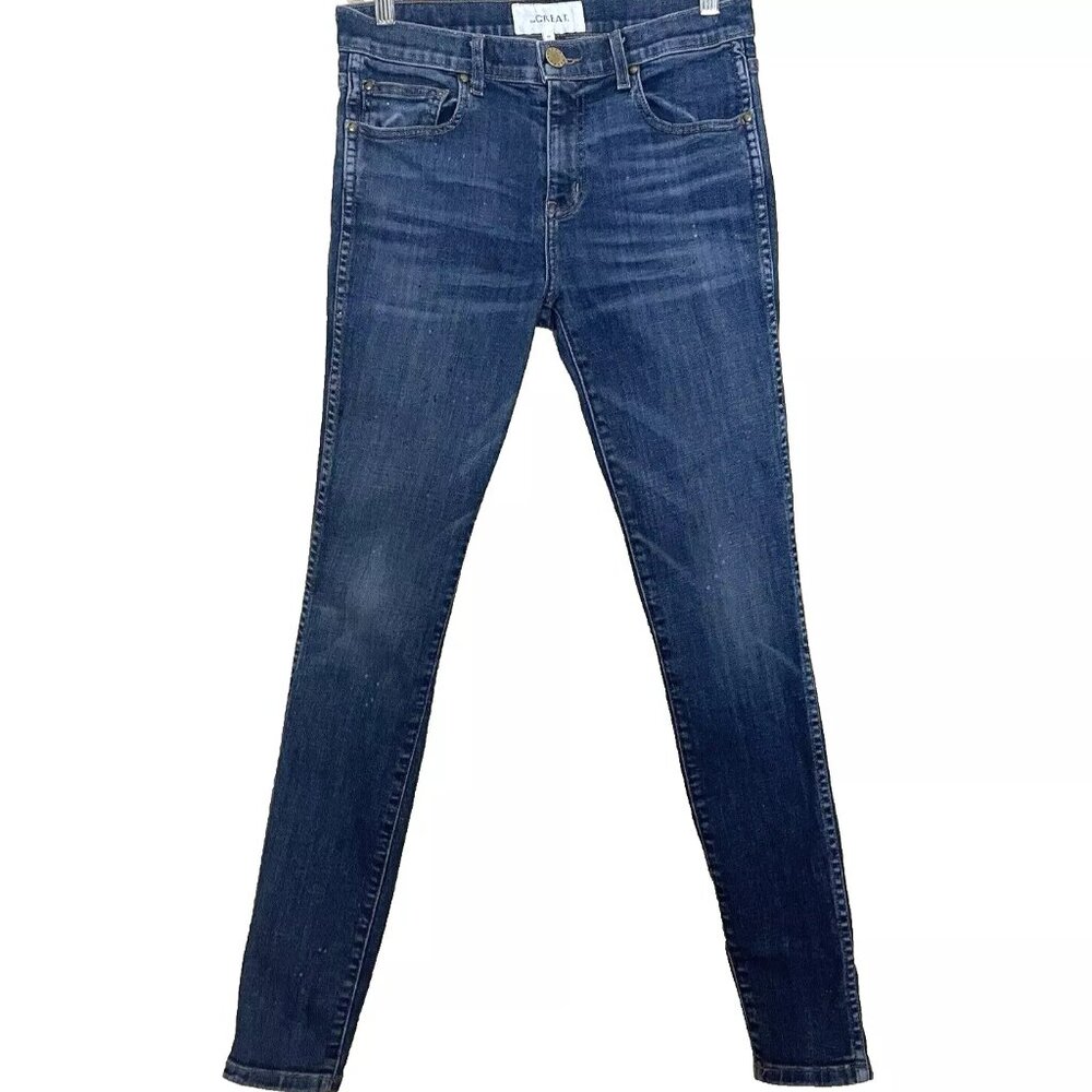 The GREAT. Almost Skinny Jeans Size 25 Stretch Denim